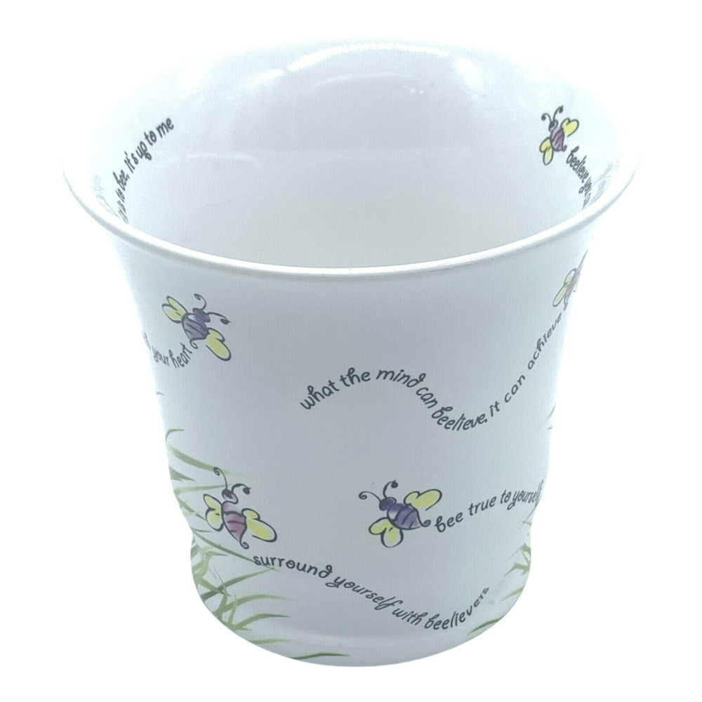 Mary Kay Bumblebee Believe Collectible Coffee Mug Tea Cup Inspirational - Picture 2 of 5